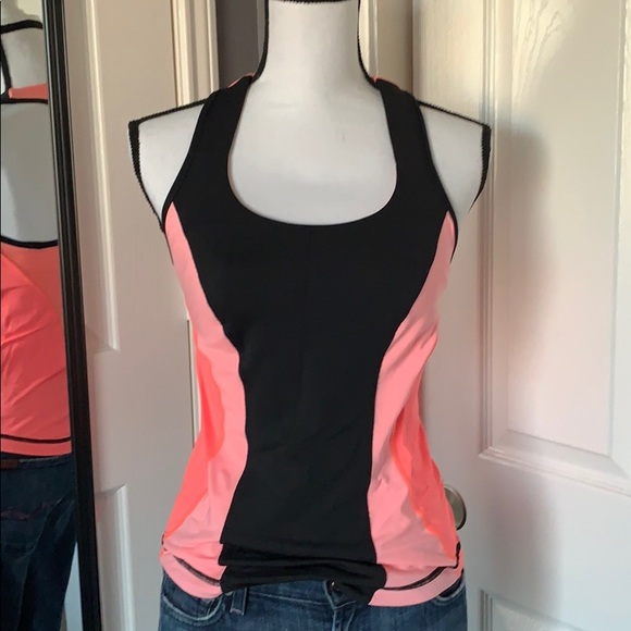lululemon athletica Tops - ⬇️REDUCED!! Lululemon peach and black racerback